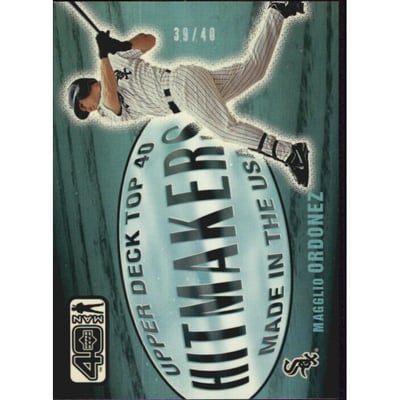 2002 Upper Deck 40-Man Electric Rainbow #1085 Magglio Ordonez HM