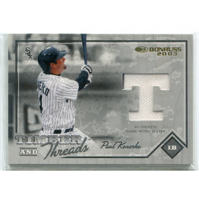 2003 Donruss Timber and Threads #42 Paul Konerko Jsy/500