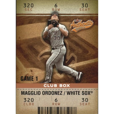 2003 Fleer Authentix Club Box #17 Magglio Ordonez
