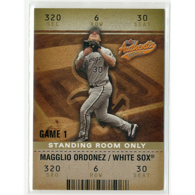 2003 Fleer Authentix Standing Room Only #17 Magglio Ordonez