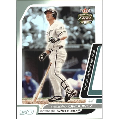 2003 Fleer Focus JE Century Parallel #14 Magglio Ordonez/130