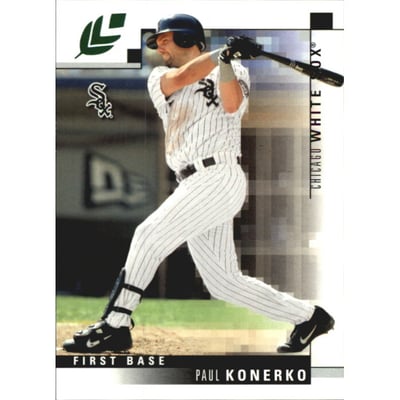 2003 Leaf Green #33 Paul Konerko