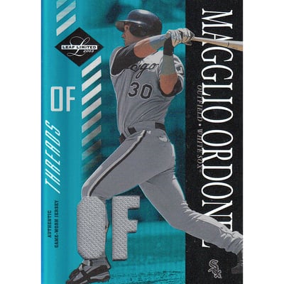 2003 Leaf Limited Threads Position #60 Magglio Ordonez A