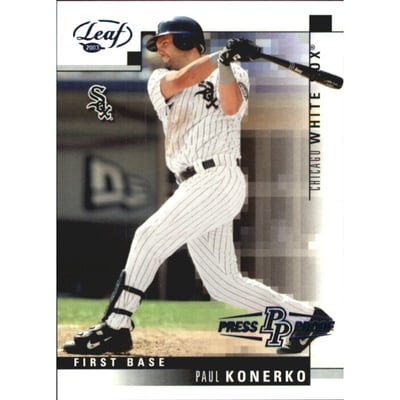 2003 Leaf Press Proofs Blue #33 Paul Konerko