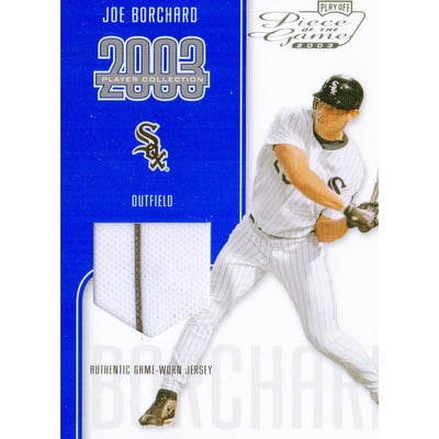 2003 Playoff Piece of the Game Player Collection #POG11 Joe Borchard Jsy