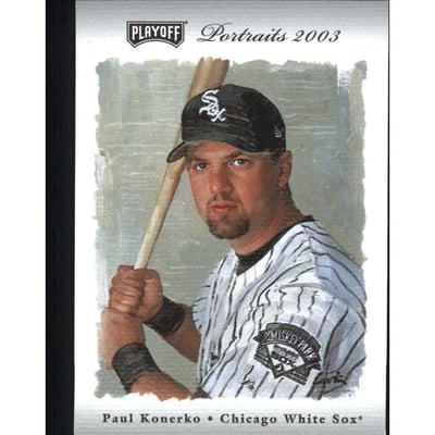 2003 Playoff Portraits Silver #55 Paul Konerko