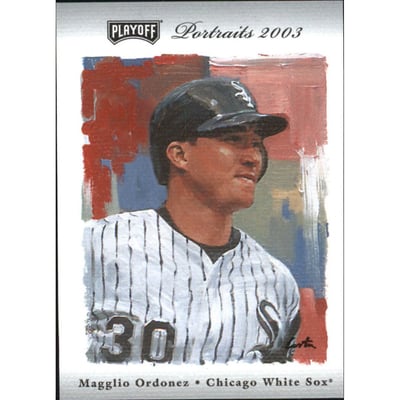 2003 Playoff Portraits Silver #69 Magglio Ordonez
