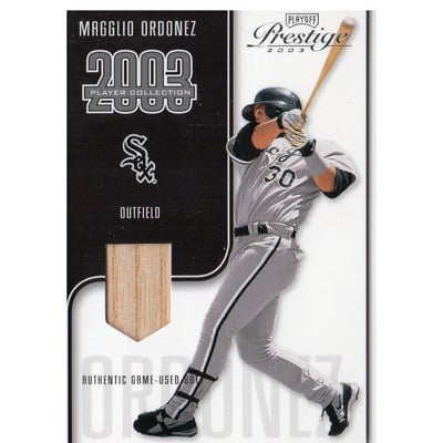2003 Playoff Prestige Player Collection #60 Magglio Ordonez Bat