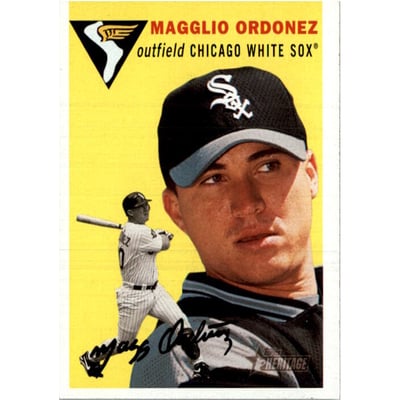 2003 Topps Heritage #302B Magglio Ordonez Old Logo SP