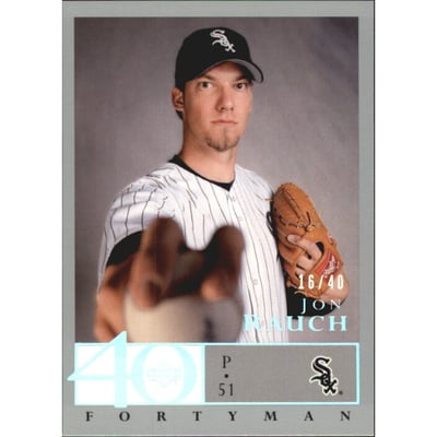 2003 Upper Deck 40-Man Rainbow #309 Jon Rauch