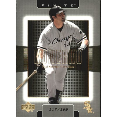 2003 Upper Deck Finite Gold #27 Paul Konerko
