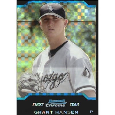 2004 Bowman Chrome Draft X-Fractors #BDP89 Grant Hansen