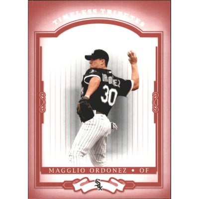 2004 Donruss Classics Timeless Tributes Red #144 Magglio Ordonez