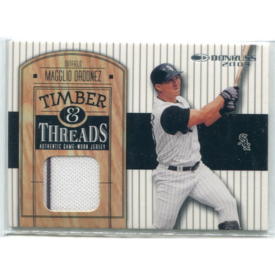 2004 Donruss Timber and Threads #TT13 Magglio Ordonez Jsy