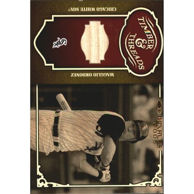 2005 Donruss Timber and Threads Bat #25 Magglio Ordonez