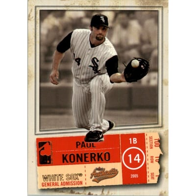 2005 Fleer Authentix General Admission #9 Paul Konerko
