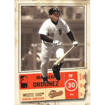 2005 Fleer Authentix General Admission #92 Magglio Ordonez