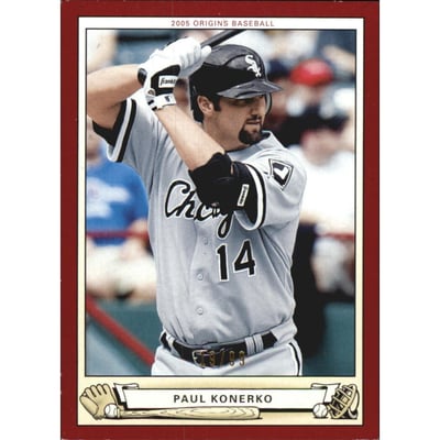2005 Origins Red #77 Paul Konerko