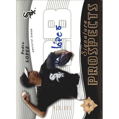 2005 Ultimate Signature #165 Pedro Lopez AU RC
