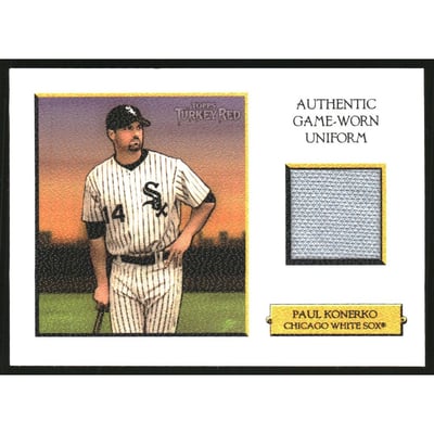 2006 Topps Turkey Red Relics White #PK Paul Konerko Pants