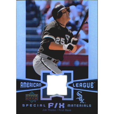 2006 Upper Deck Special F/X Materials #JT Jim Thome Jsy