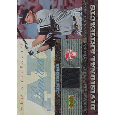 2007 Artifacts Divisional Artifacts Limited #JT Jim Thome