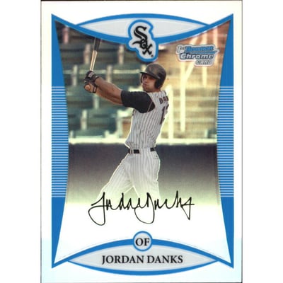 2008 Bowman Chrome Draft Prospects Refractors #BDPP11 Jordan Danks DP