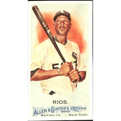 2010 Topps Allen and Ginter Mini No Card Number #317 Alex Rios