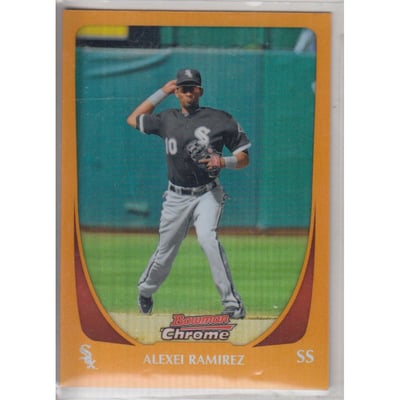 2011 Bowman Chrome Orange Refractors #89 Alexei Ramirez
