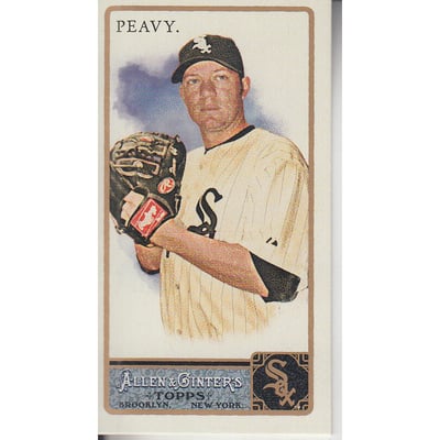 2011 Topps Allen and Ginter Mini No Card Number #199 Jake Peavy