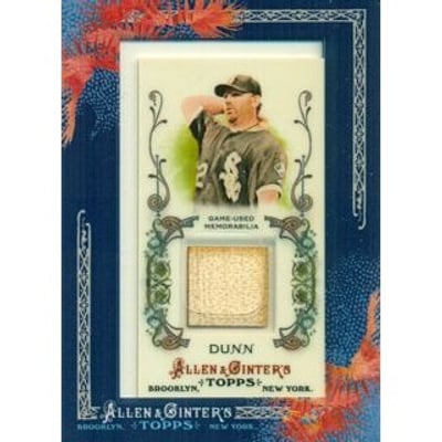 2011 Topps Allen and Ginter Relics #AD1 Adam Dunn Bat