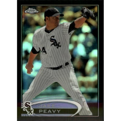 2012 Topps Chrome Black Refractors #213 Jake Peavy