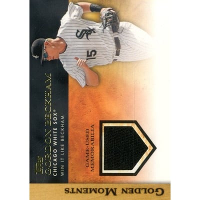 2012 Topps Golden Moments Relics #GB Gordon Beckham