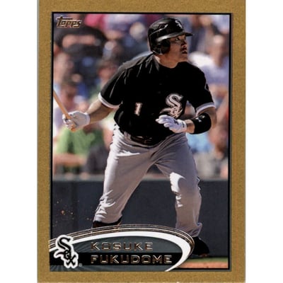 2012 Topps Mini Gold #342 Kosuke Fukudome