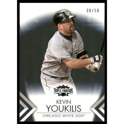 2012 Topps Triple Threads Onyx #62 Kevin Youkilis