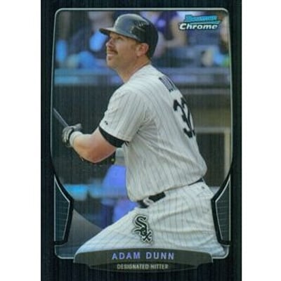 2013 Bowman Chrome Black Refractors #59 Adam Dunn