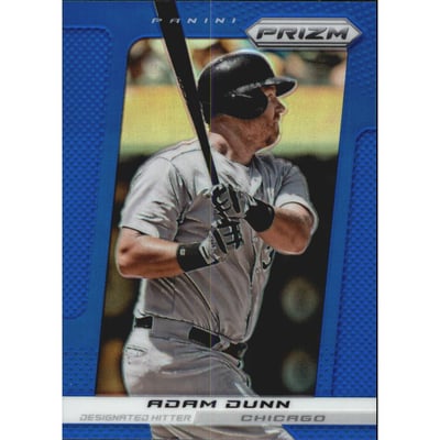 2013 Panini Prizm Prizms Blue #39 Adam Dunn