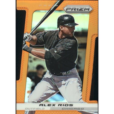2013 Panini Prizm Prizms Orange Die-Cut #175 Alex Rios