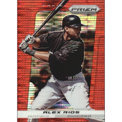 2013 Panini Prizm Prizms Red Pulsar #175 Alex Rios