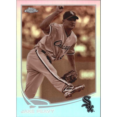 2013 Topps Chrome Sepia Refractors #47 Jake Peavy