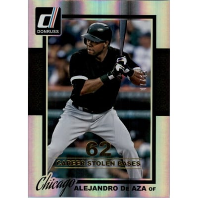 2014 Donruss Stat Line Career #276 Alejandro De Aza/62
