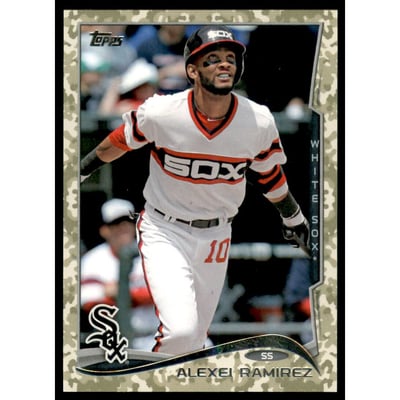 2014 Topps Camo #308 Alexei Ramirez