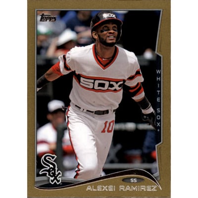 2014 Topps Mini Gold #308 Alexei Ramirez