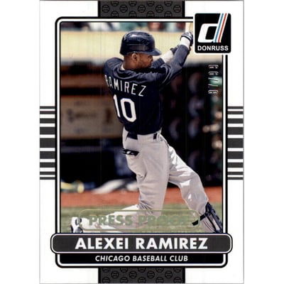 2015 Donruss Press Proofs Gold #69 Alexei Ramirez