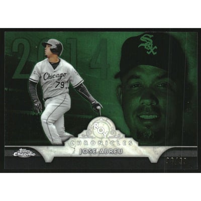 2016 Topps Chrome ROY Chronicles Green Refractors #ROYJA Jose Abreu