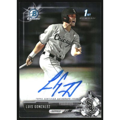 2017 Bowman Chrome Draft Autographs #CDALG Luis Gonzalez