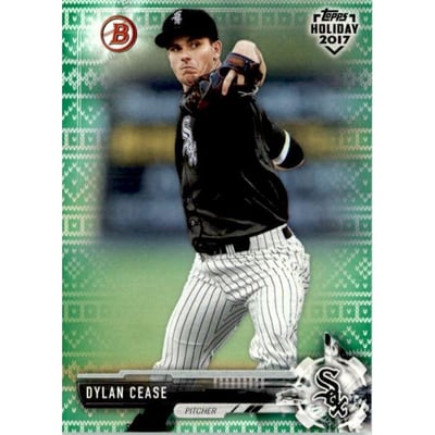 2017 Bowman Topps Holiday Ugly Sweater Green #THDC Dylan Cease