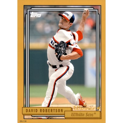 2017 Topps Archives 5x7 Gold #282 David Robertson