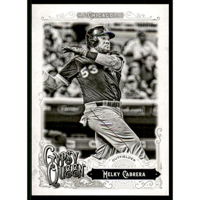 2017 Topps Gypsy Queen Black and White #294 Melky Cabrera