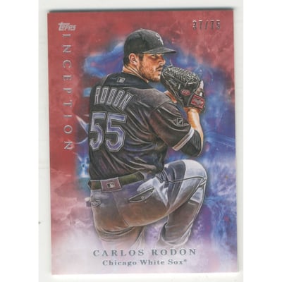 2017 Topps Inception Red #80 Carlos Rodon